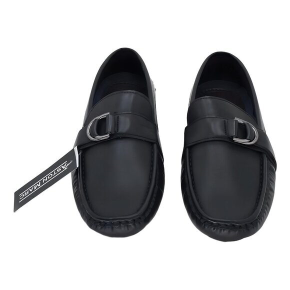Aston Marc Charter Side Loafers Black - Men\'s Stylish Driving Shoe 11M main image 5